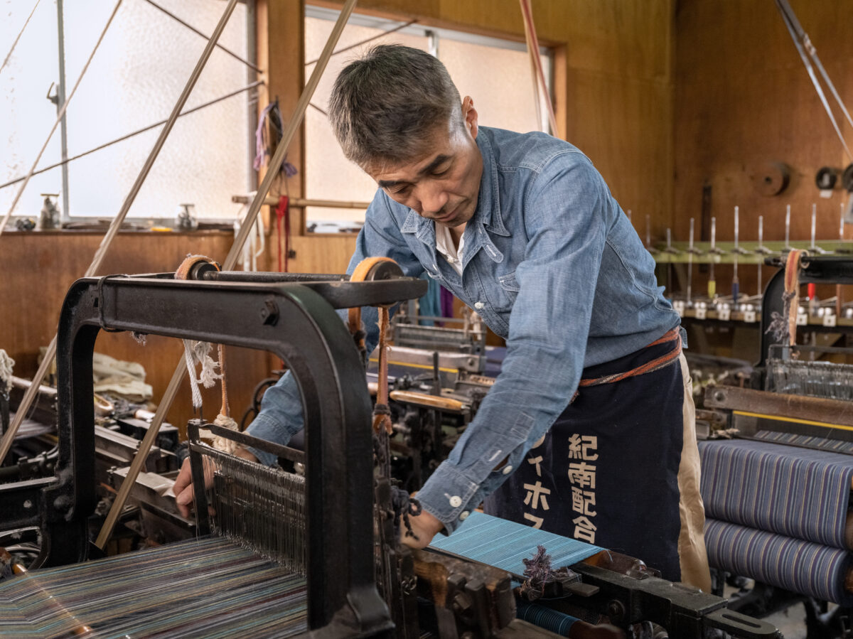 三重県伝統「市木木綿」 レトロモダンな縞を紡ぐ唯一人の職人